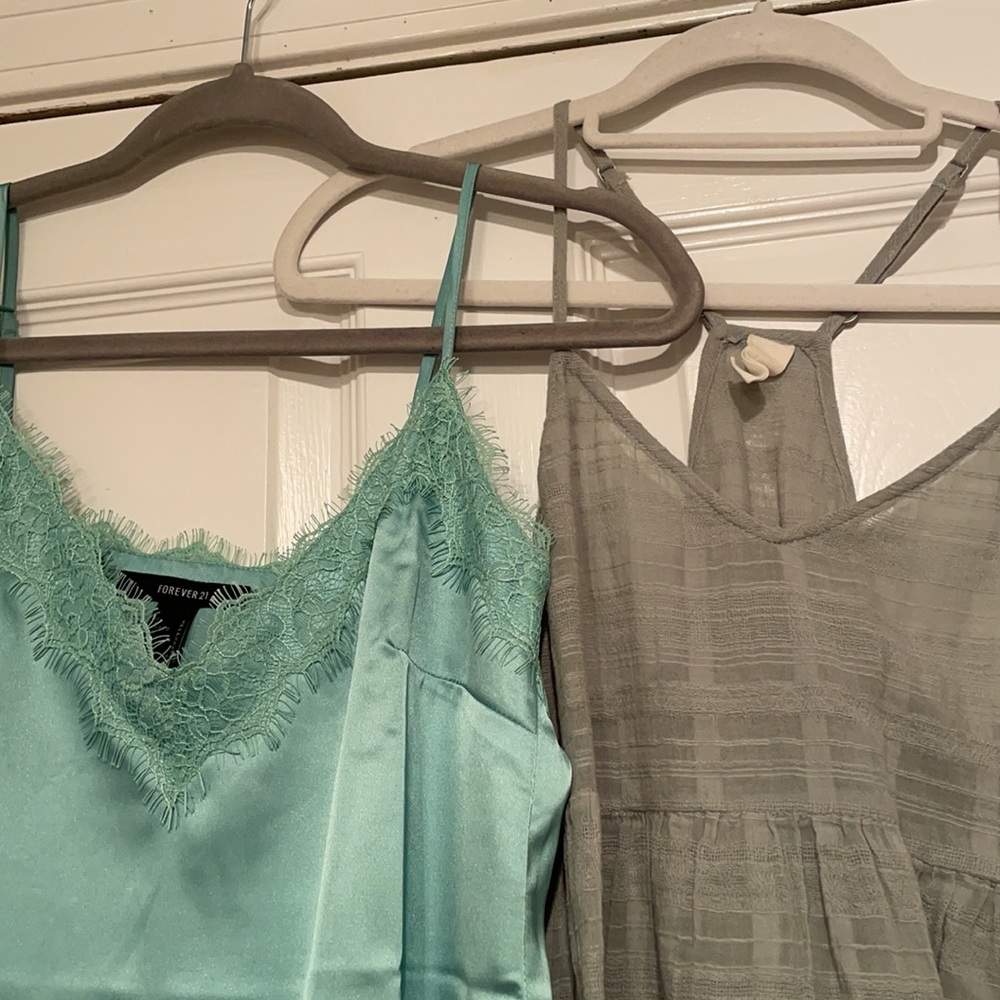 Bundle of Two Green Tanks